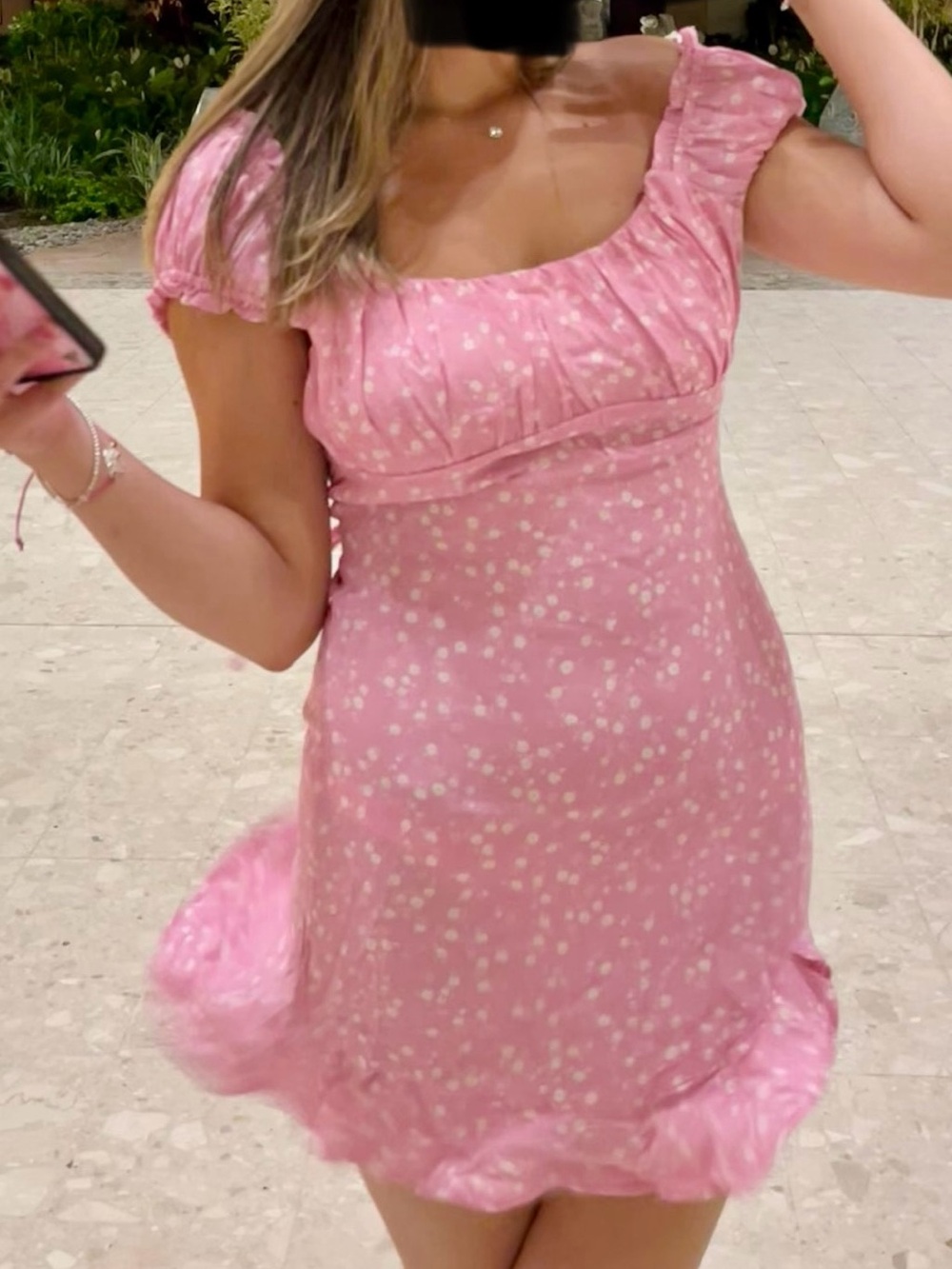 Love Tree Pink Mini Dress